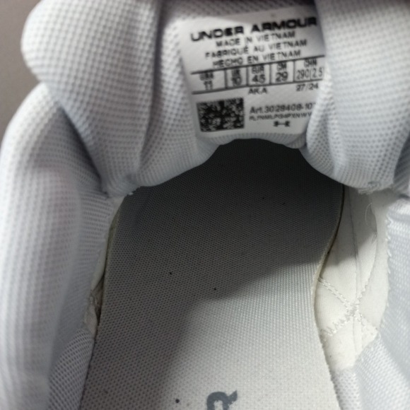 Under Armour Essential Runner Shoes Men SZ 11 Grey Running Sneakers 3028408-107 - Picture 5 of 8